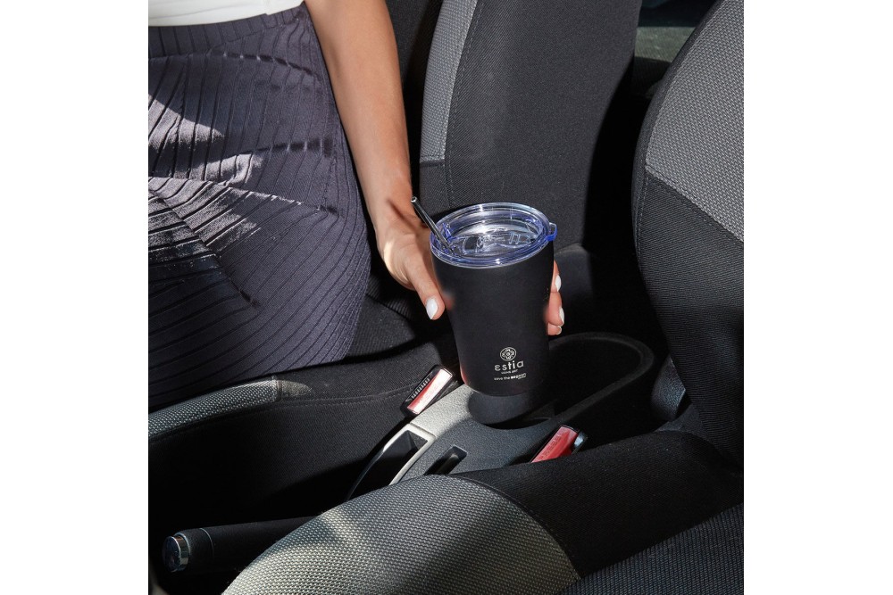 ESTIA ΘΕΡΜΟΣ COFFEE MUG SAVE THE AEGEAN 350ml BERMUDA GREEN