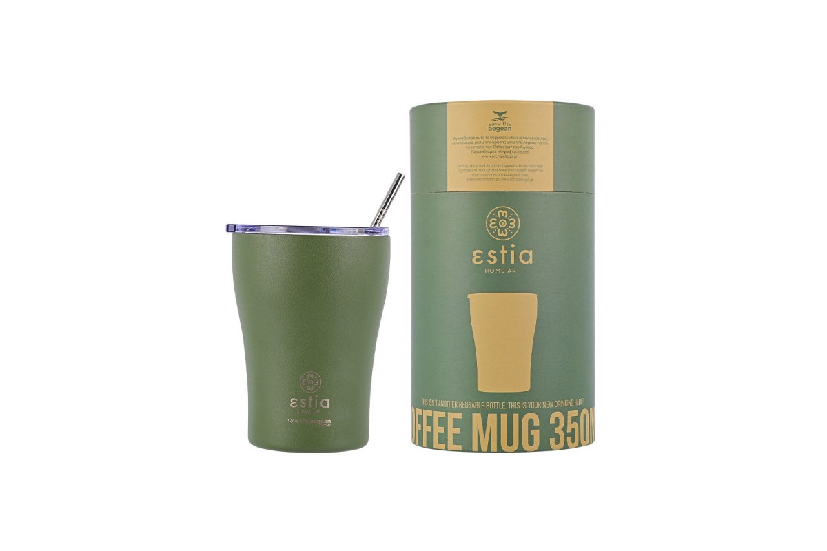 ESTIA ΘΕΡΜΟΣ COFFEE MUG SAVE THE AEGEAN 350m FOREST SPIRIT