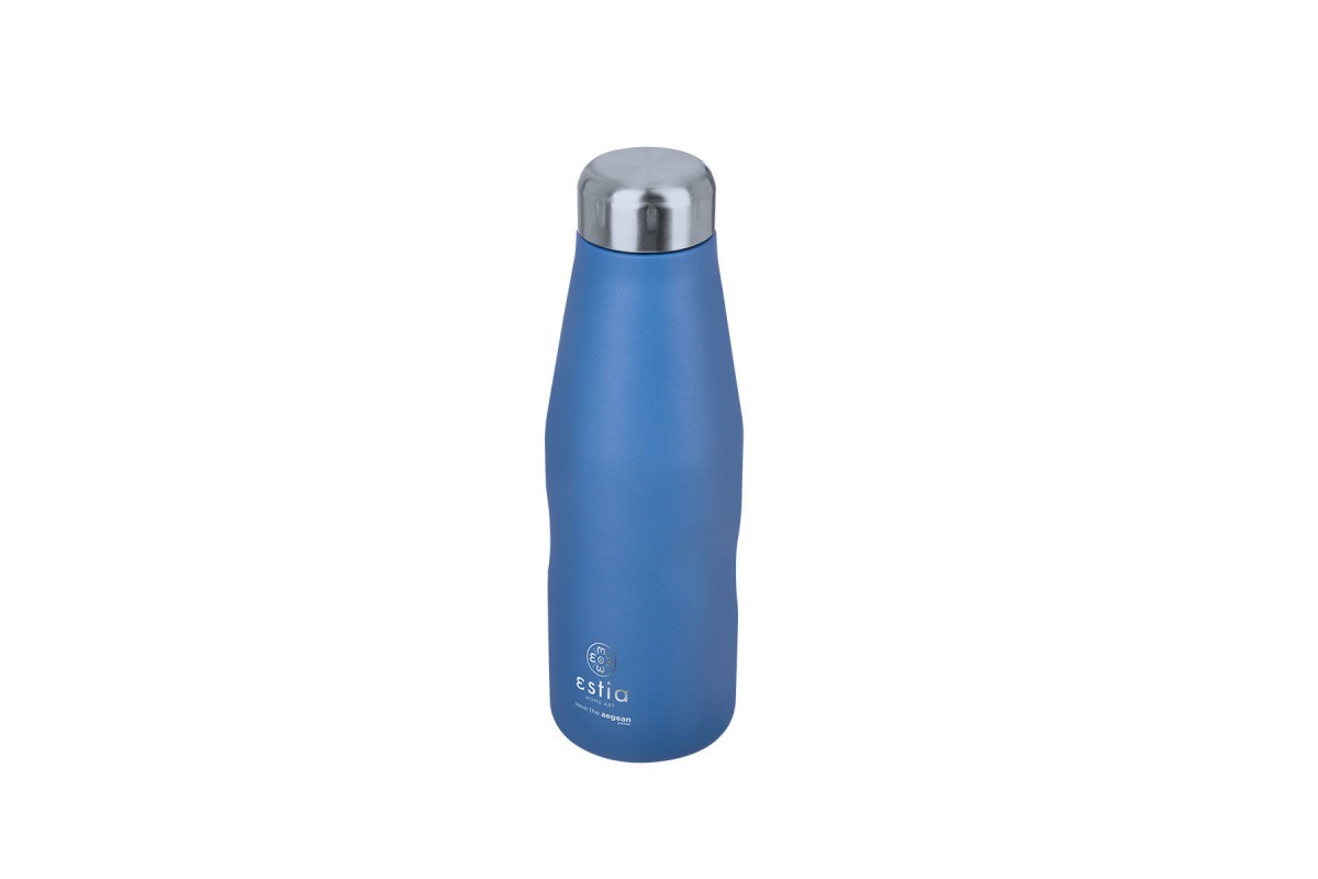 ESTIA ΘΕΡΜΟΣ TRAVEL FLASK SAVE THE AEGEAN 500ml DENIM BLUE