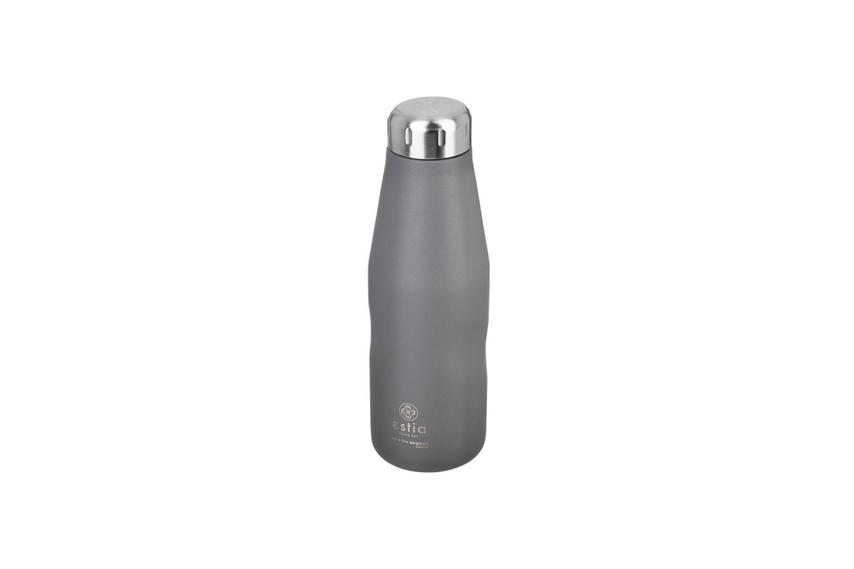 ESTIA ΘΕΡΜΟΣ TRAVEL FLASK SAVE THE AEGEAN 500ml FJORD GREY