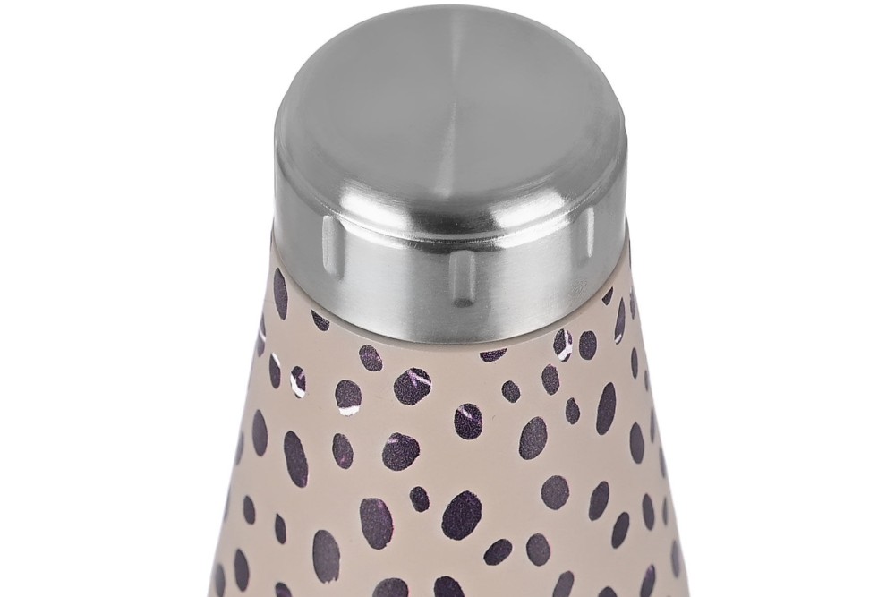 ESTIA ΘΕΡΜΟΣ TRAVEL FLASK SAVE THE AEGEAN 500ml LEOPARD TAUPE