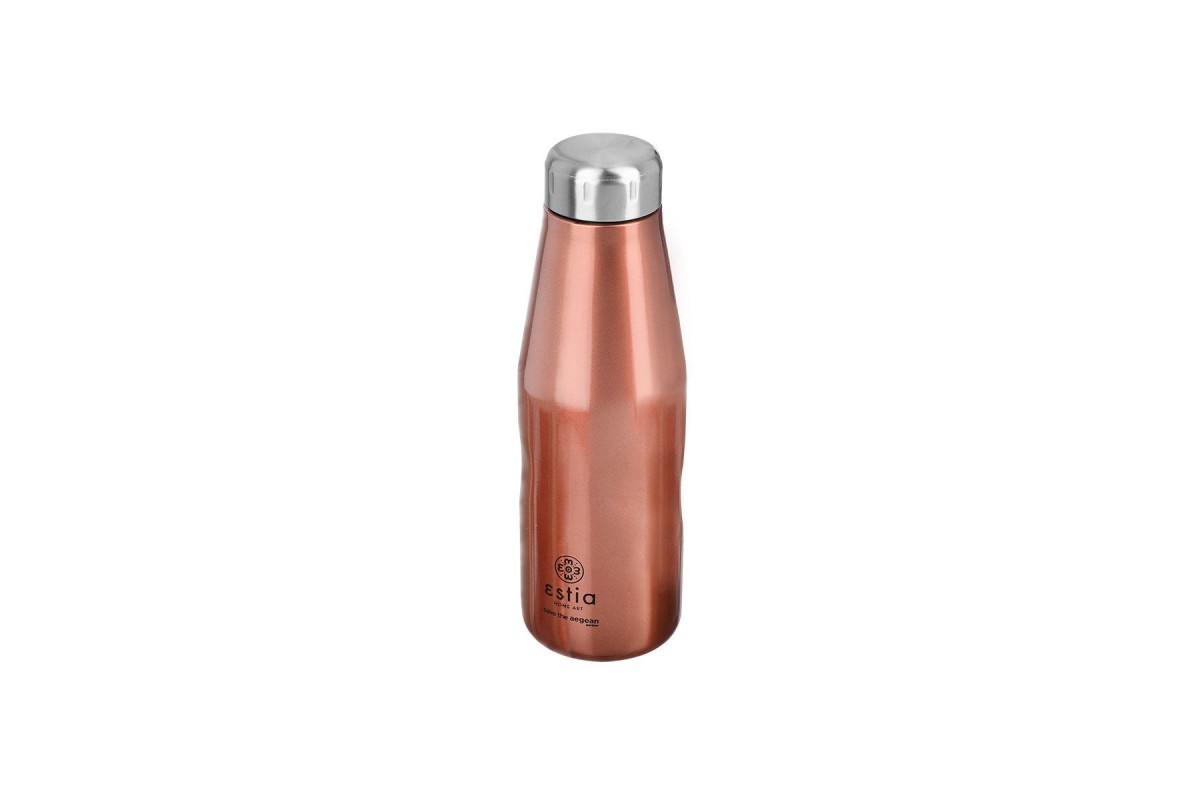 ESTIA ΘΕΡΜΟΣ TRAVEL FLASK SAVE THE AEGEAN 500ml ROSE GOLD