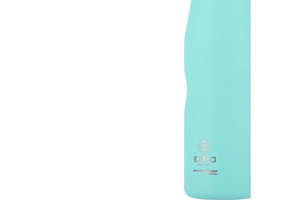 ESTIA ΘΕΡΜΟΣ TRAVEL FLASK SAVE THE AEGEAN 750ml BERMUDA GREEN