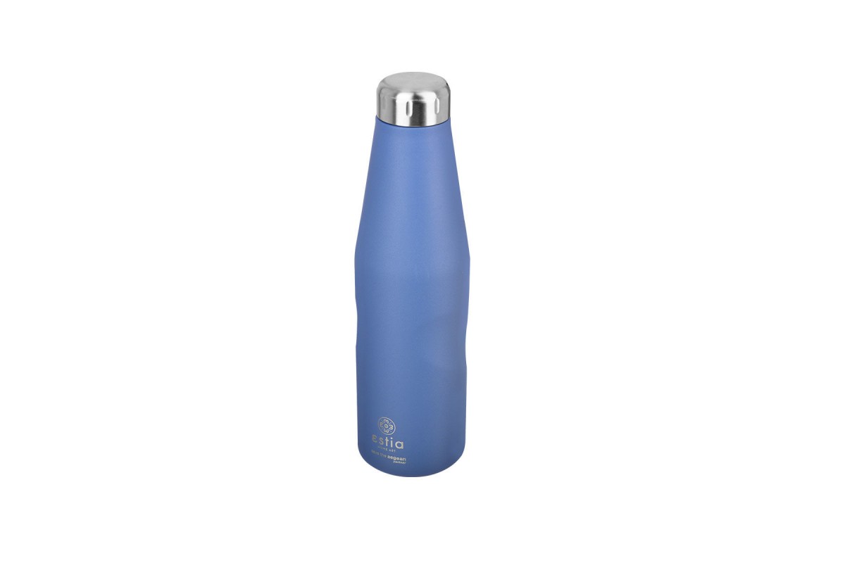 ESTIA ΘΕΡΜΟΣ TRAVEL FLASK SAVE THE AEGEAN 750ml DENIM BLUE