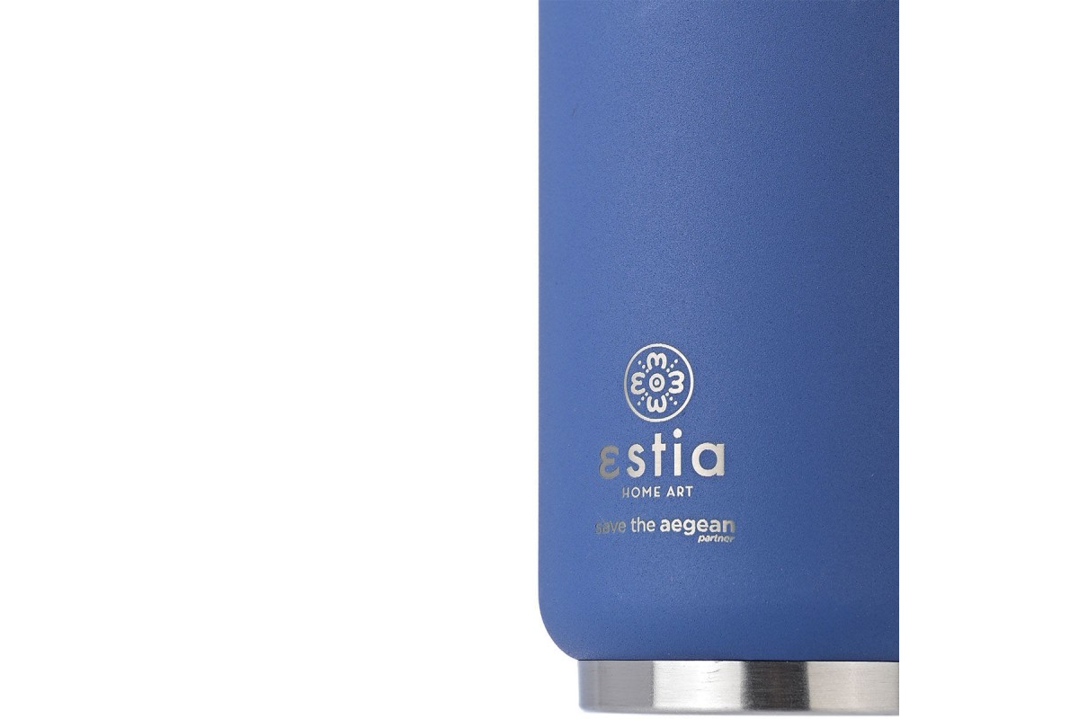 ESTIA ΘΕΡΜΟΣ TRAVEL CUP SAVE THE AEGEAN 300ml DENIM BLUE