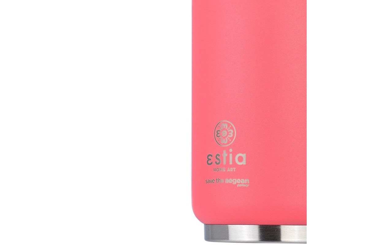 ESTIA ΘΕΡΜΟΣ TRAVEL CUP SAVE THE AEGEAN 300ml FUSION CORAL