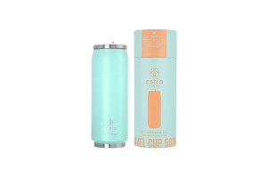 ESTIA ΘΕΡΜΟΣ TRAVEL CUP SAVE THE AEGEAN 500ml BERMUDA GREEN