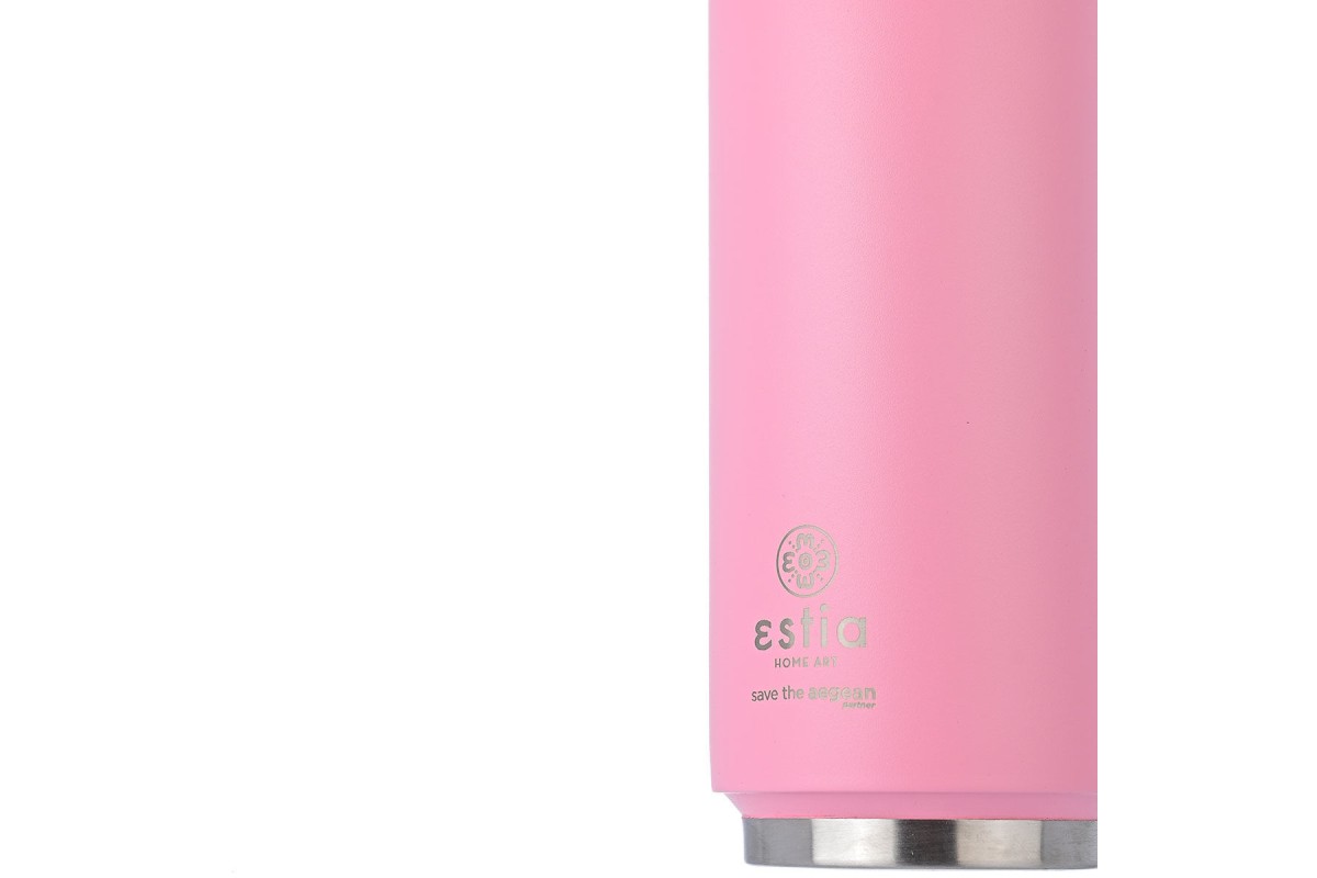 ESTIA ΘΕΡΜΟΣ TRAVEL CUP SAVE THE AEGEAN 500ml BLOSSOM ROSE