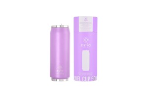 ESTIA ΘΕΡΜΟΣ TRAVEL CUP SAVE THE AEGEAN 500ml LAVENDER PURPLE