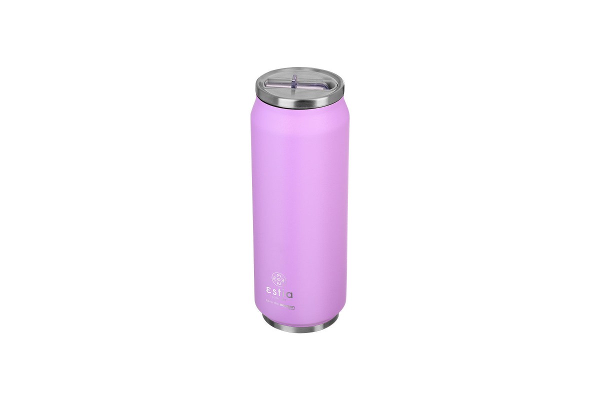 ESTIA ΘΕΡΜΟΣ TRAVEL CUP SAVE THE AEGEAN 500ml LAVENDER PURPLE