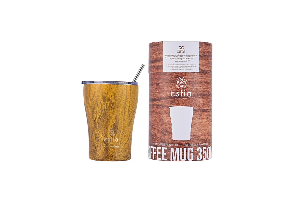 ESTIA ΘΕΡΜΟΣ COFFEE MUG SAVE THE AEGEAN 350ml SEKOYA