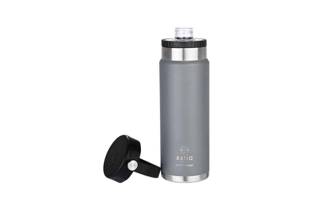 ESTIA ΘΕΡΜΟΣ TRAVEL CHUG SAVE THE AEGEAN 750ml FJORD GREY