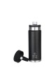 ESTIA ΘΕΡΜΟΣ TRAVEL CHUG SAVE THE AEGEAN 750ml MIDNIGHT BLACK