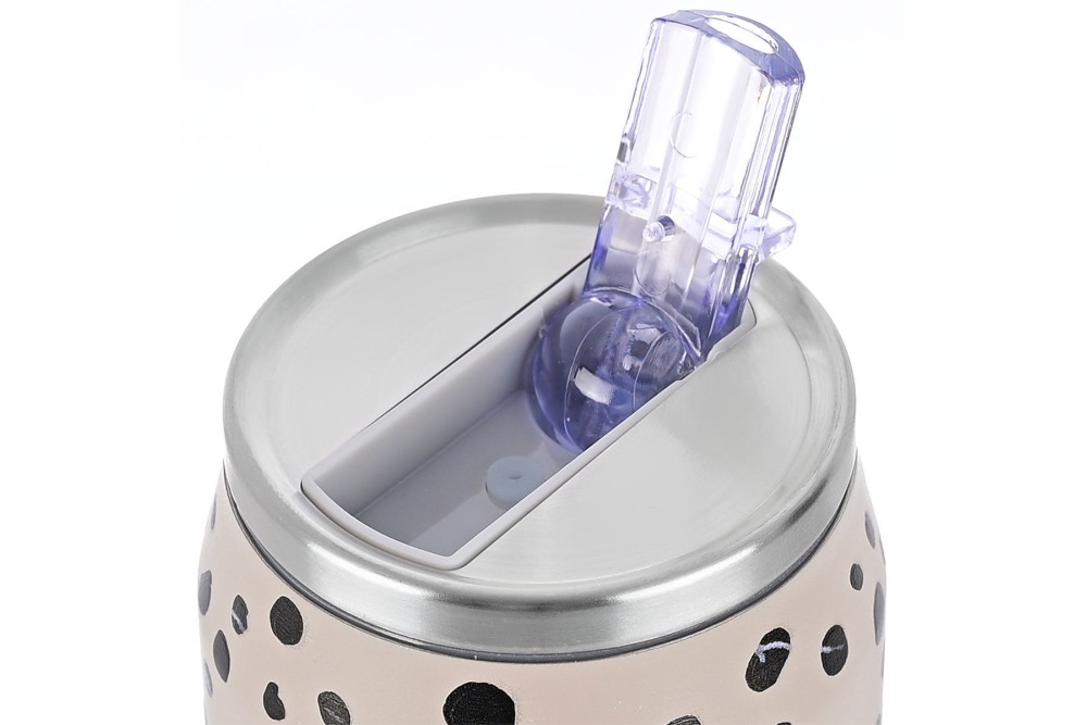 ESTIA ΘΕΡΜΟΣ TRAVEL CUP SAVE THE AEGEAN 500ml LEOPARD TAUPE