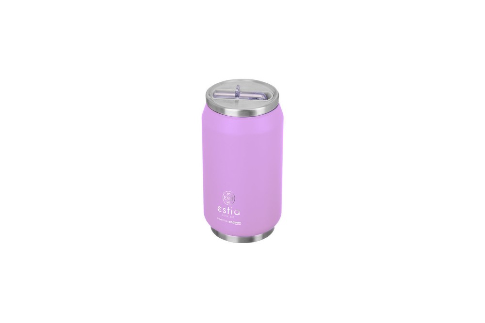 ESTIA ΘΕΡΜΟΣ TRAVEL CUP SAVE THE AEGEAN 300ml LAVENDER PURPLE