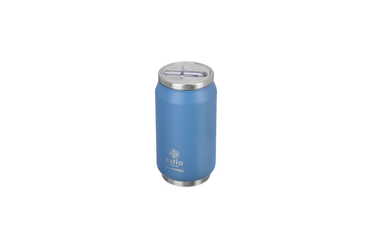 ESTIA ΘΕΡΜΟΣ TRAVEL CUP SAVE THE AEGEAN 300ml DENIM BLUE