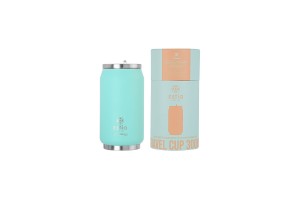 ESTIA ΘΕΡΜΟΣ TRAVEL CUP SAVE THE AEGEAN 300ml BERMUDA GREEN