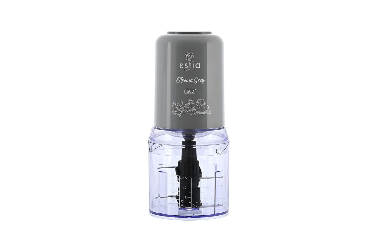 ESTIA ΠΟΛΥΚΟΠΤΗΣ AROMA GREY 400W ΜΕ ΠΛΑΣΤΙΚΟ ΜΠΟΛ 500ml