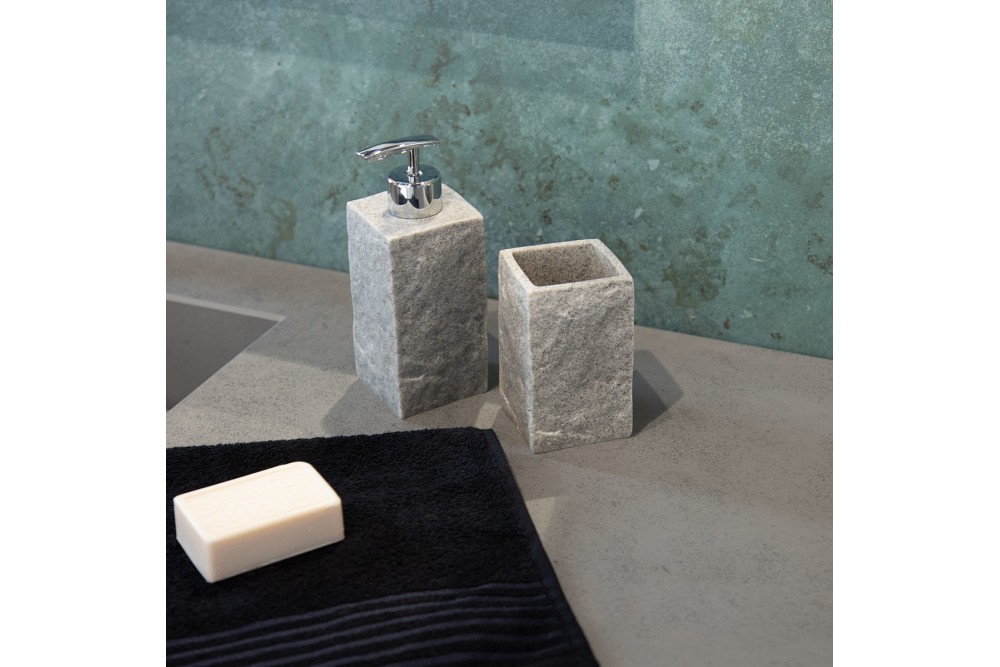 ESTIA ΠΟΤΗΡΑΚΙ ΜΠΑΝΙΟΥ ROCK ΡΗΤΙΝΗΣ ΓΚΡΙ