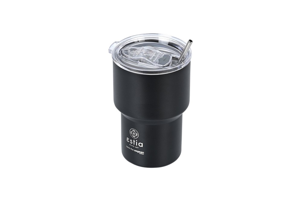 ESTIA ΘΕΡΜΟΣ MUG LITE SAVE THE AEGEAN 4000ml MIDNIGHT BLACK
