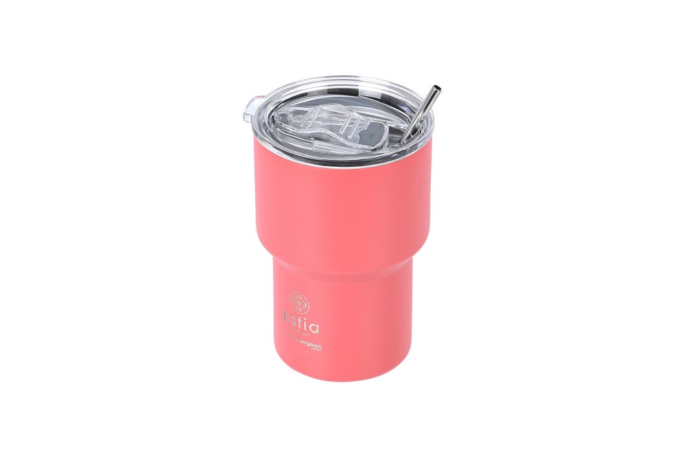 ESTIA ΘΕΡΜΟΣ MUG LITE SAVE THE AEGEAN 400ml FUSION CORAL