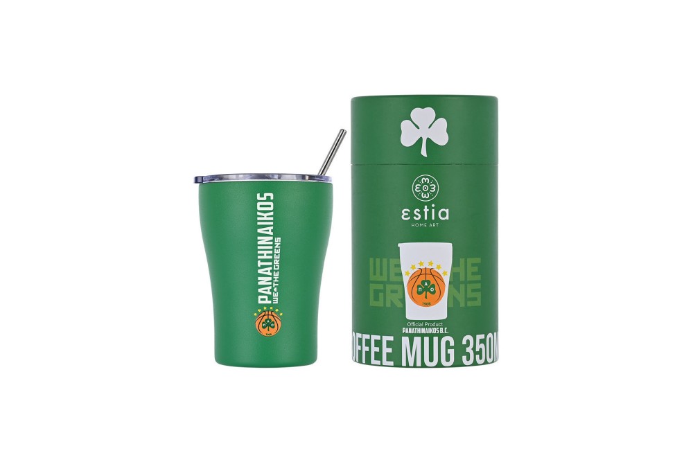 ESTIA ΘΕΡΜΟΣ COFFEE MUG PANATHINAIKOS BC EDITION 350ml