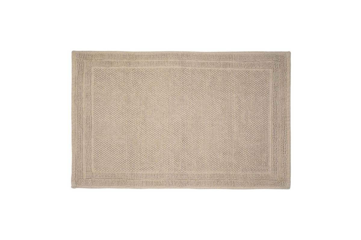 ESTIA ΤΑΠΕΤΟ ΜΠΑΝΙΟΥ FJORD 100% ΒΑΜΒΑΚΕΡΟ 50x80cm DESERT