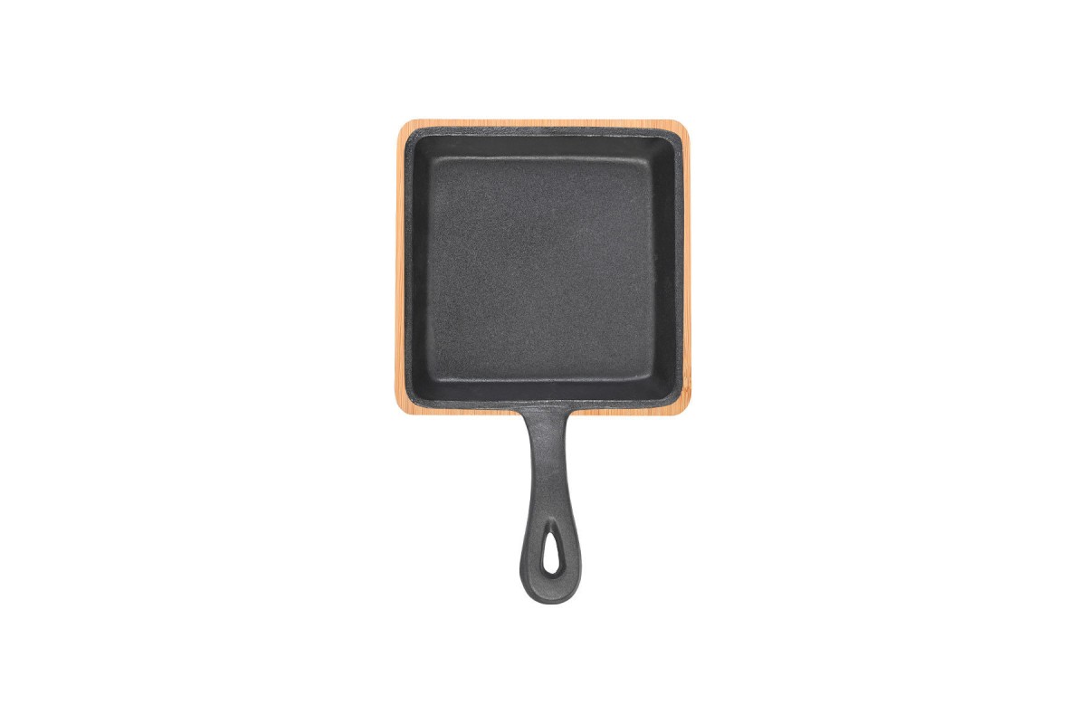 ESTIA ΤΗΓΑΝΙ ΣΕΡΒΙΡΙΣΜΑΤΟΣ IRON MANTEMENIO 14cm ΜΕ ΒΑΣΗ BAMBOO ESTIA ΤΗΓΑΝΙ ΣΕΡΒΙΡΙΣΜΑΤΟΣ IRON MANTEMENIO 14cm ΜΕ ΒΑΣΗ BAMBOO