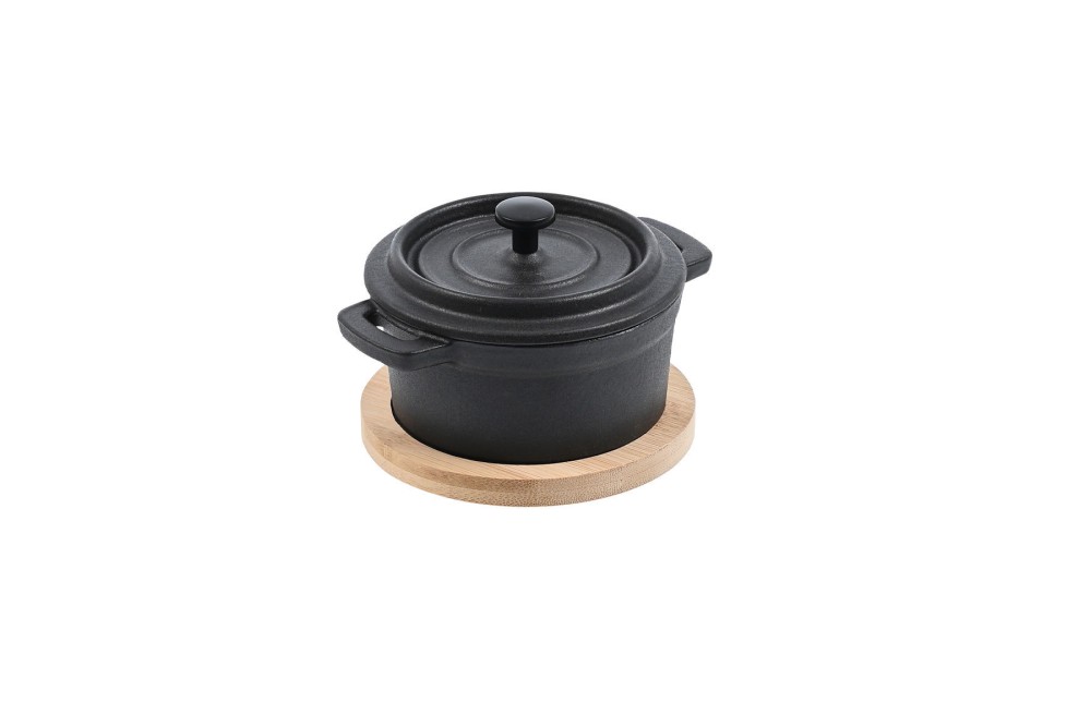 ESTIA ΚΑΤΣΑΡΟΛΑΚΙ IRON ΜΑΝΤΕΜΕΝΙΟ 10cm ΜΕ ΒΑΣΗ BAMBOO