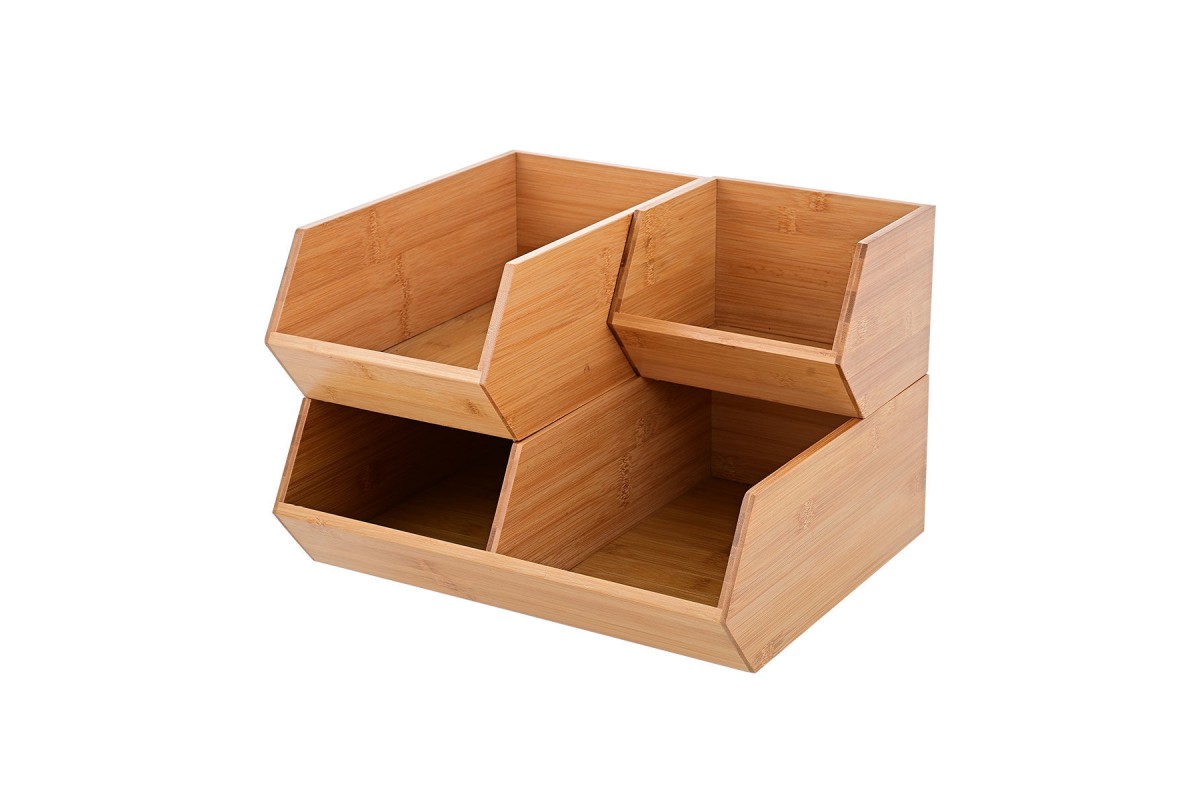 ESTIA ΚΟΥΤΙ ΟΡΓΑΝΩΣΗΣ BAMBOO ESSENTIALS 17.8x15.7x12.5cm ESTIA ΚΟΥΤΙ ΟΡΓΑΝΩΣΗΣ BAMBOO ESSENTIALS 17.8x15.7x12.5cm