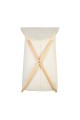 ESTIA ΚΑΛΑΘΙ ΑΠΛΥΤΩΝ BAMBOO ESSENTIALS 40x40x70cm ΜΕ ΘΗΚΗ ΠΟΛΥΕΣΤΕΡΑ ΠΤΥΣΣΟΜΕΝΟ ΜΠΕΖ