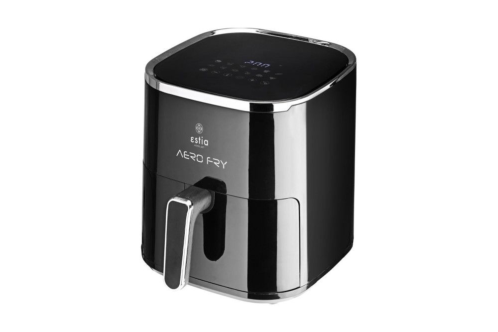 ESTIA ΦΡΙΤΕΖΑ ΑΕΡΟΣ AERO FRY 1450w 5lt ME ΨΗΦΙΑΚΗ ΟΘΟΝΗ & 12 ΠΡΟΓΡΑΜΜΑΤΑ ΜΑΓΕΙΡΕΜΑΤΟΣ