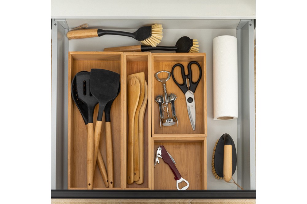 ESTIA ΚΟΥΤΙ ΟΡΓΑΝΩΣΗΣ ΣΥΡΤΑΡΙΟΥ BAMBOO ESSENTIALS 8x38x7cm