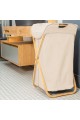 ESTIA ΚΑΛΑΘΙ ΑΠΛΥΤΩΝ BAMBOO ESSENTIALS 40x40x70cm ΜΕ ΘΗΚΗ ΠΟΛΥΕΣΤΕΡΑ ΠΤΥΣΣΟΜΕΝΟ ΜΠΕΖ