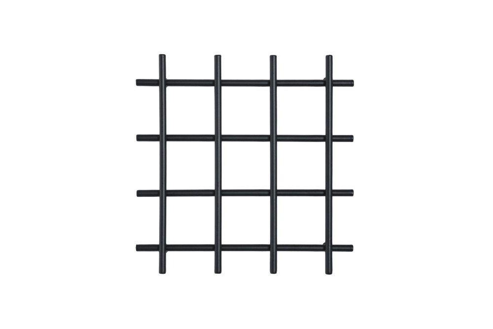 ESTIA ΒΑΣΗ ΜΑΓΕΙΡΙΚΟΥ ΣΚΕΥΟΥΣ MATTE BLACK ΑΠΟ ΚΡΑΜΑ ΨΕΥΔΑΡΓΥΡΟΥ