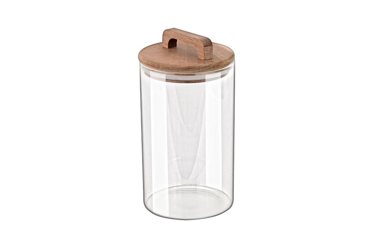 ESTIA ΔΟΧΕΙΟ ΑΠΟΘΗΚΕΥΣΗΣ ALLURE ΓΥΑΛΙΝΟ 1000ml 10x10x19cm ESTIA ΔΟΧΕΙΟ ΑΠΟΘΗΚΕΥΣΗΣ ALLURE ΓΥΑΛΙΝΟ 1000ml 10x10x19cm
