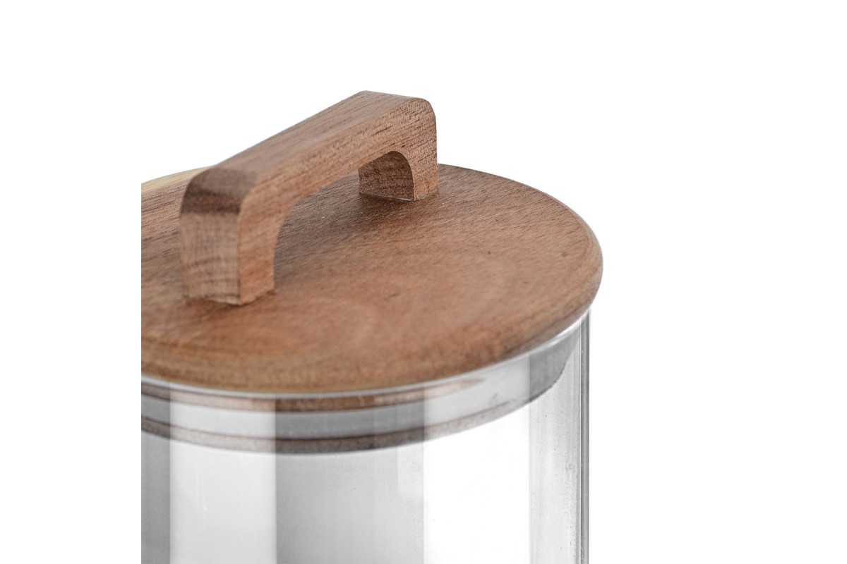 ESTIA ΔΟΧΕΙΟ ΑΠΟΘΗΚΕΥΣΗΣ ALLURE ΓΥΑΛΙΝΟ 1000ml 10x10x19cm ESTIA ΔΟΧΕΙΟ ΑΠΟΘΗΚΕΥΣΗΣ ALLURE ΓΥΑΛΙΝΟ 1000ml 10x10x19cm