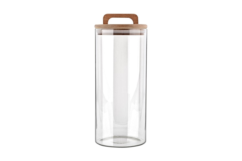 ESTIA ΔΟΧΕΙΟ ΑΠΟΘΗΚΕΥΣΗΣ ALLURE ΓΥΑΛΙΝΟ 1300ml 10x10x22cm