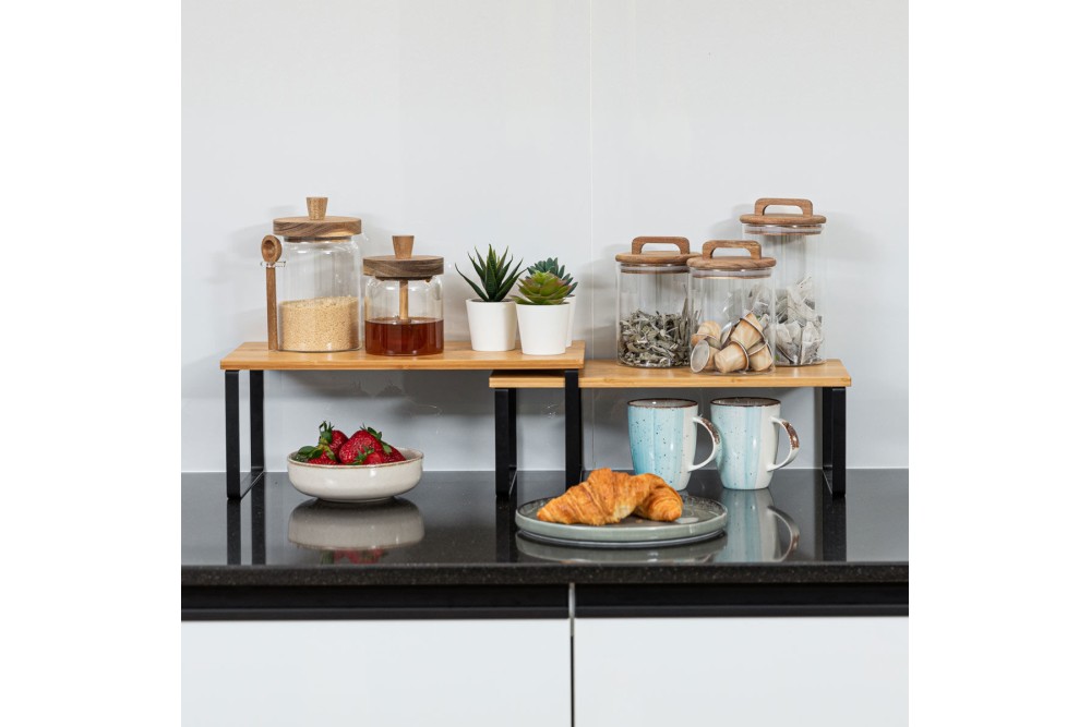 ESTIA ΔΟΧΕΙΟ ΑΠΟΘΗΚΕΥΣΗΣ ALLURE ΓΥΑΛΙΝΟ 1300ml 10x10x22cm