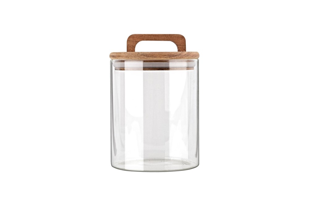 ESTIA ΔΟΧΕΙΟ ΑΠΟΘΗΚΕΥΣΗΣ ALLURE ΓΥΑΛΙΝΟ 650ml 10x10x14.8cm