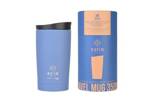 ESTIA ΘΕΡΜΟΣ TRAVEL MUG SAVE THE AEGEAN 350ml DENIM BLUE