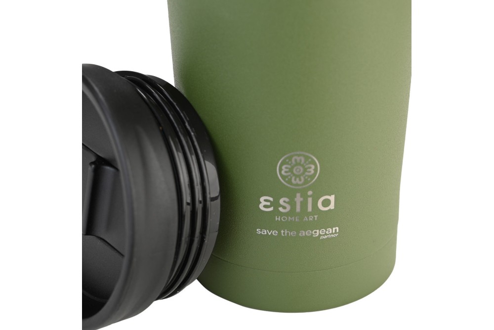ESTIA ΘΕΡΜΟΣ TRAVEL MUG SAVE THE AEGEAN 350ml FOREST SPIRIT