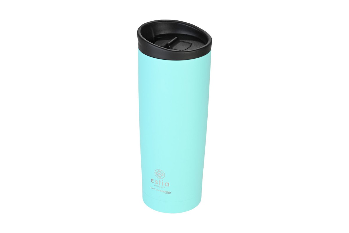 ESTIA ΘΕΡΜΟΣ TRAVEL MUG SAVE THE AEGEAN 500ml BERMUDA GREEN