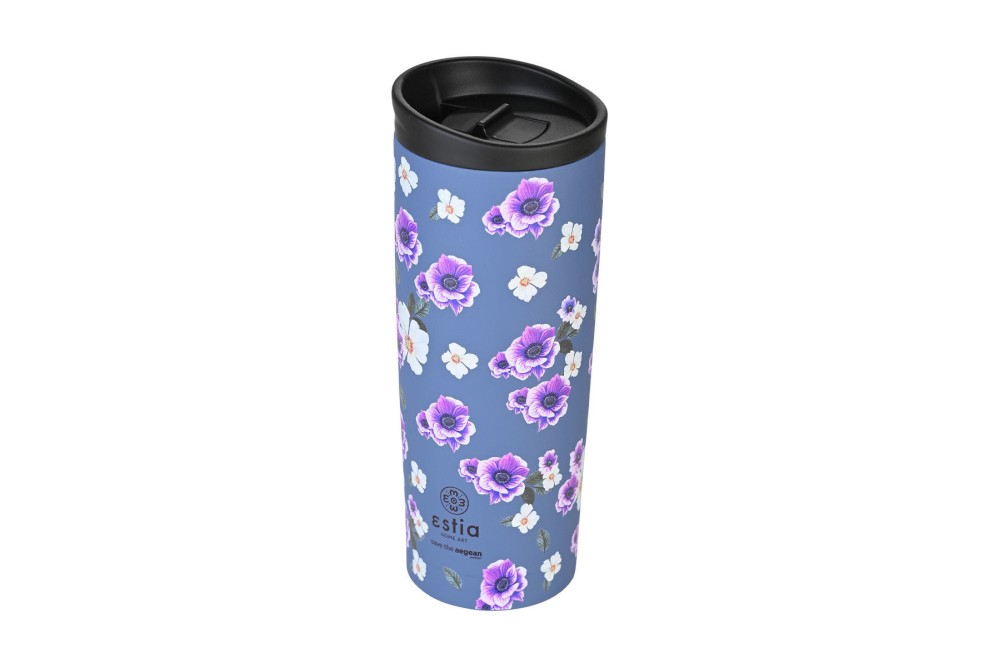 ESTIA ΘΕΡΜΟΣ TRAVEL MUG SAVE THE AEGEAN 500ml GARDEN BLUE