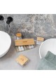 ESTIA ΚΟΥΤΙ ΑΠΟΘΗΚΕΥΣΗΣ & ΟΡΓΑΝΩΣΗΣ BAMBOO ESSENTIALS ΟΡΘΟΓΩΝΙΟ 23.3x9.4x8.8cm ΜΕ ΚΑΠΑΚΙ
