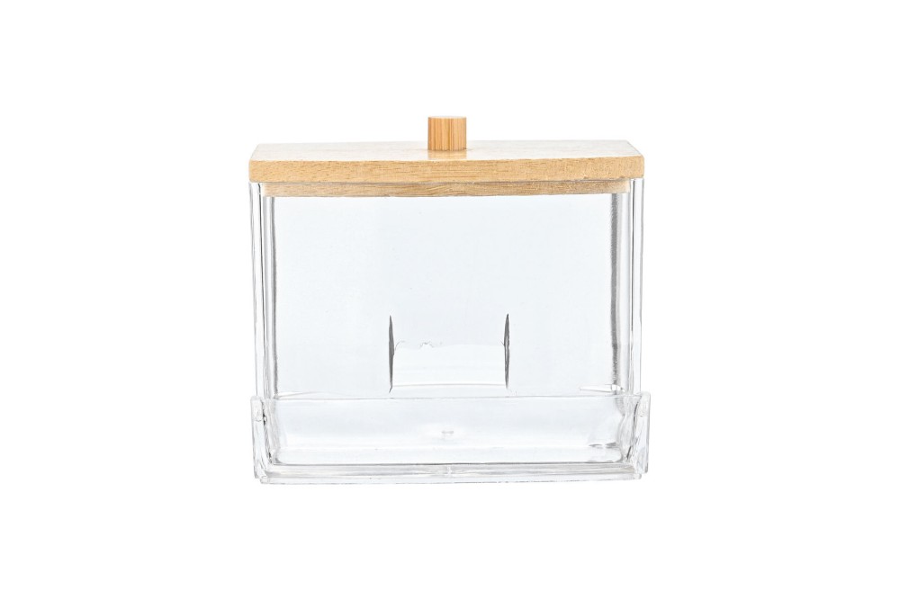 ESTIA ΚΟΥΤΙ ΑΠΟΘΗΚΕΥΣΗΣ & ΟΡΓΑΝΩΣΗΣ BAMBOO ESSENTIALS ΓΙΑ ΜΠΑΤΟΝΕΤΕΣ 9x7.5x7 ΜΕ ΚΑΠΑΚΙ