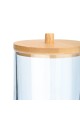 ESTIA ΚΟΥΤΙ ΑΠΟΘΗΚΕΥΣΗΣ & ΟΡΓΑΝΩΣΗΣ BAMBOO ESSENTIALS ΓΙΑ ΔΙΣΚΟΥΣ ΝΤΕΜΑΚΙΓΙΑΖ 7x7x12cm ΜΕ ΚΑΠΑΚΙ