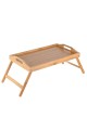 ESTIA ΔΙΣΚΟΣ ΣΕΡΒΙΡΙΣΜΑΤΟΣ BAMBOO ESSENTIALS 50x30x21cm ΜΕ ΑΝΑΔΙΠΛΟΥΜΕΝΑ ΠΟΔΙΑ