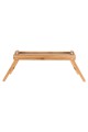 ESTIA ΔΙΣΚΟΣ ΣΕΡΒΙΡΙΣΜΑΤΟΣ BAMBOO ESSENTIALS 50x30x21cm ΜΕ ΑΝΑΔΙΠΛΟΥΜΕΝΑ ΠΟΔΙΑ