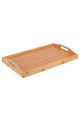 ESTIA ΔΙΣΚΟΣ ΣΕΡΒΙΡΙΣΜΑΤΟΣ BAMBOO ESSENTIALS 50x30x21cm ΜΕ ΑΝΑΔΙΠΛΟΥΜΕΝΑ ΠΟΔΙΑ